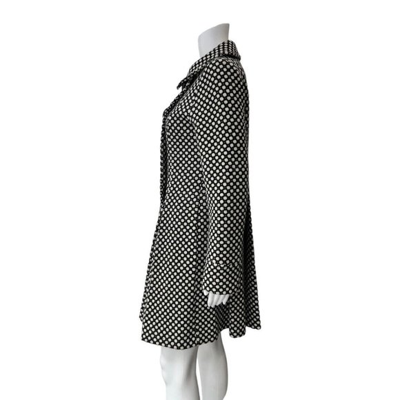 Tibi Black White Spotted Jacket size 6 Polka Dots - Picture 7 of 10